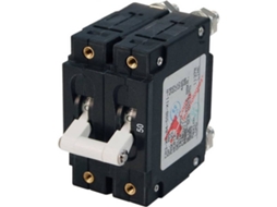 Interruptor BLUE SEA C-Series Double Pole Circuit Breaker Preto