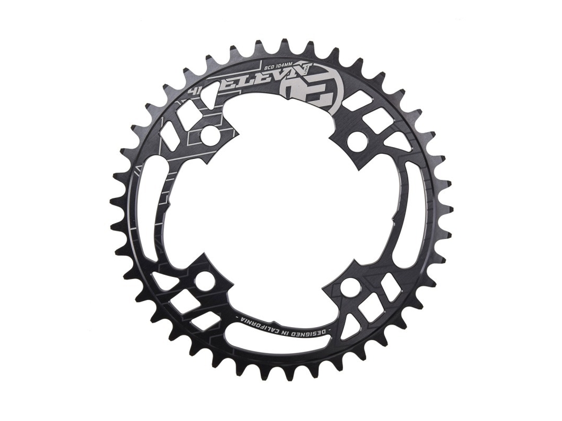 Coroa de Alumínio 4 Parafusos Dia ELEVN Flow 7075 104Mm 3/32