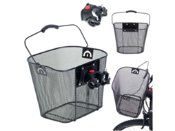 Cesta Dianteira para Bicicleta Metal para Compras e Piqueniques AQUAFORGE