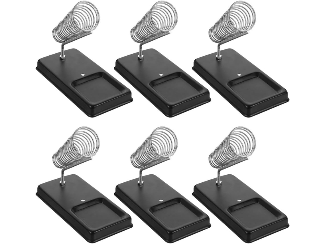 Suporte Multifuncional S/MARCA para Ferro de Soldar, com 6 Peças, Portátil