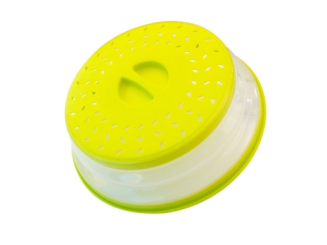 2026 2 Tapas para Microondas Plegables Antiderrame Ventiladas Bpa free 10.5 Pulgadas Verde