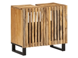 Vidaxl Armário Para Lavatório 62x34x58 Cm Mangueira Maciça Áspera