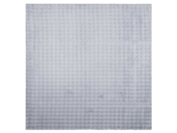 Conjunto 1 Tapete Interno Vidaxl Cinzento Poliéster (240 X 240 Cm)