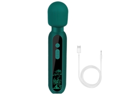 Vibrador De Varinha Mgica Com 12 Modos 5 Velocidades Para Mulheres (verde) Bestvite