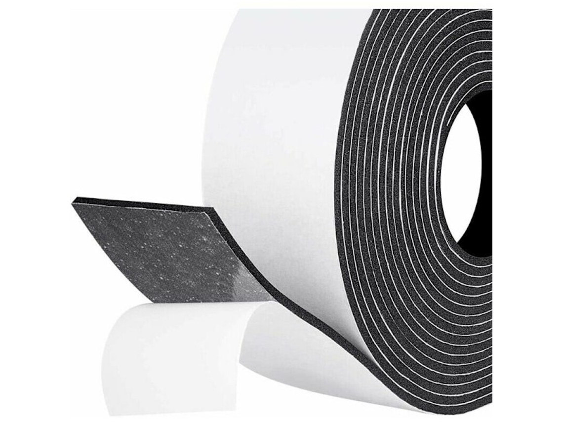Fita De Vedação Autoadesiva Para Isolamento Acústico, Garagem, 50 Mm X 3 Mm X 5 M, Janelas, Chuveiro, De Borracha, Resistente Ao Frio