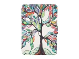 Funda de couro sintético pintado para leitor de livros eletrônicos Paperwhite 123 | S/MARCA