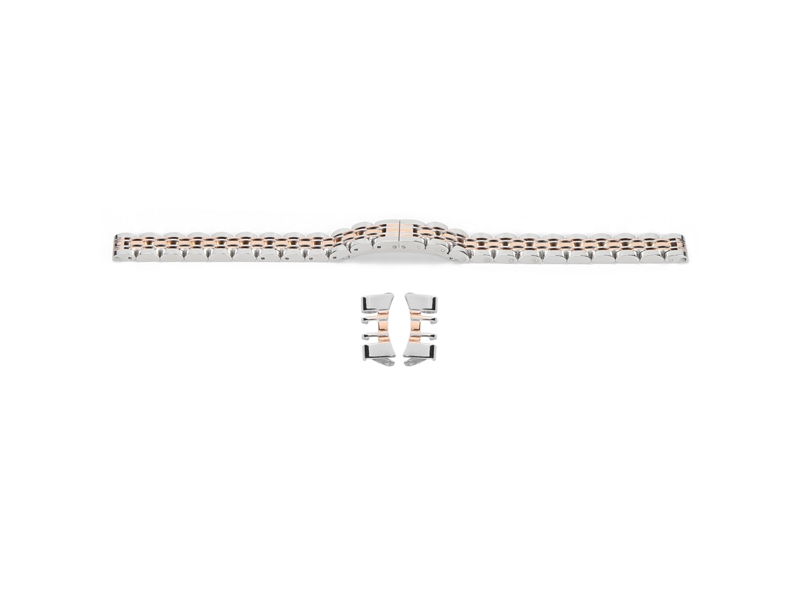 Pulseira de Relógio Aço Inox Substituição Elegante 10mm com Ferramenta de Arco