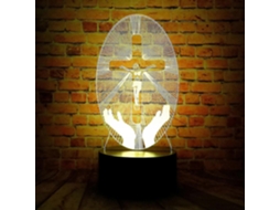 Luminária Noturna 3d Com Ilusão De Asa De Anjo PENGDSJE