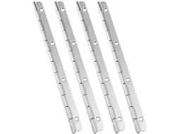 Conjunto De 4 Dobradiças Longas E Resistentes Em Aço Inoxidável Para Portas Armários, Caixas De Madeira, Caixas De