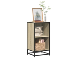 Vidaxl Estante 40x35x76 Cm Contraplacado Cor Carvalho Sonoma