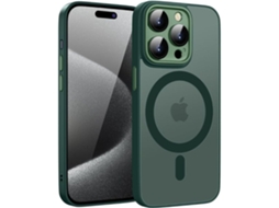 Capa Semitransparente Magsafe para iPhone 11 Verde