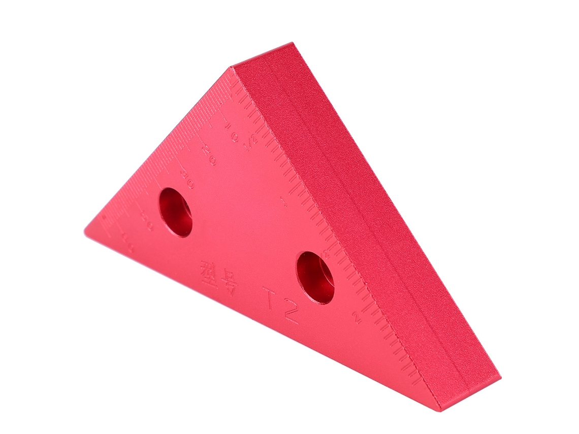 Laxiscreed Ferramenta Triangular Para Marcenaria, Prática Para Medição De Altura E Trabalhos De Fixação