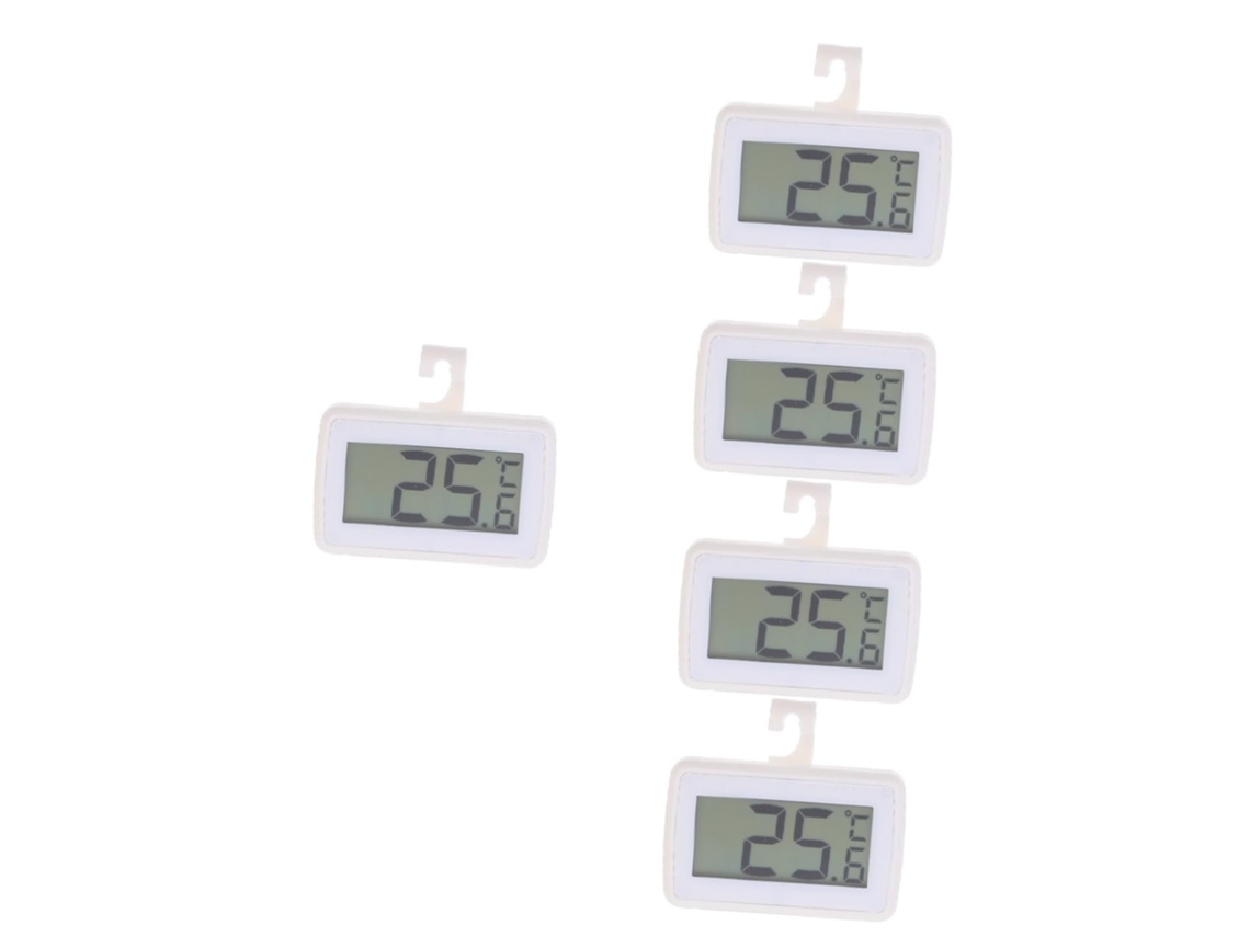 Lurelia Monitor De Temperatura Sem Fios, 5 Unidades, Para Frigorífico E Congelador, Alta Precisão, Impermeável