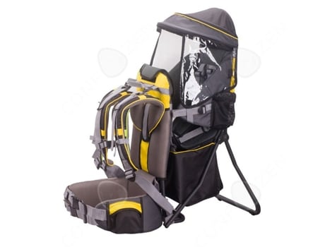 Porte-bébé 77x38x87,5cm Mochila De Viagem Dobrável Para Crianças Com Capuz À Prova De Vento E Chuva Mochila Externa Dobrável