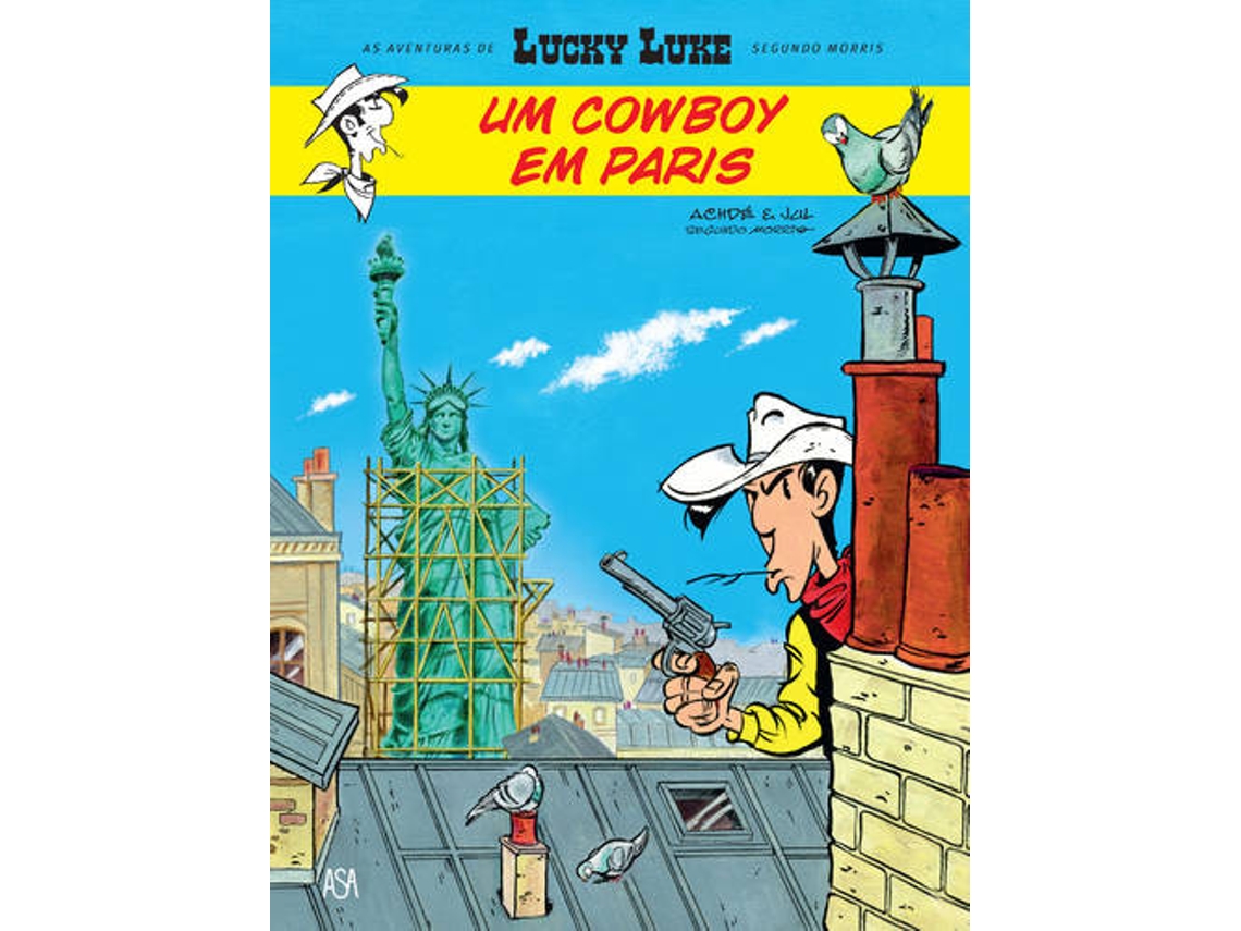 Livro As Aventuras de Lucky Luke - Um Cowboy em Paris N.º 8 de Jul e Achdé