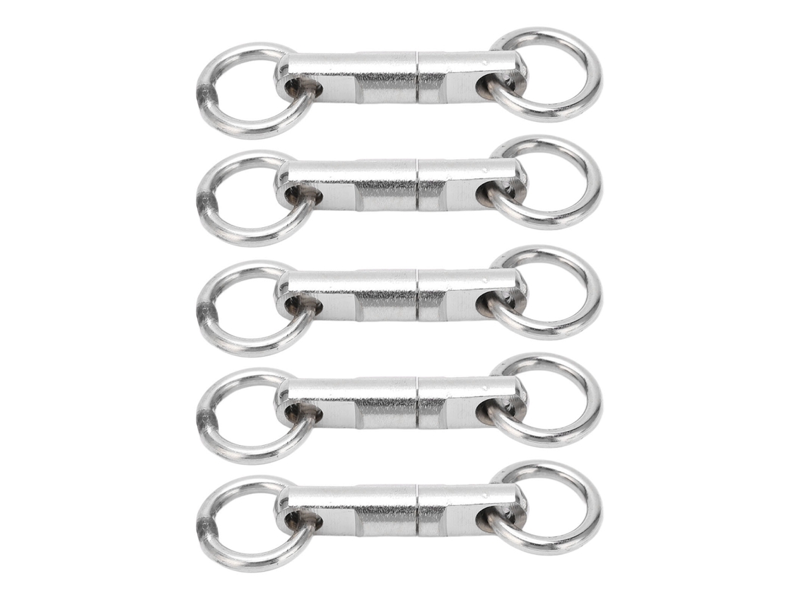 Anel Giratório Aço Inox para Pesca 7 5un