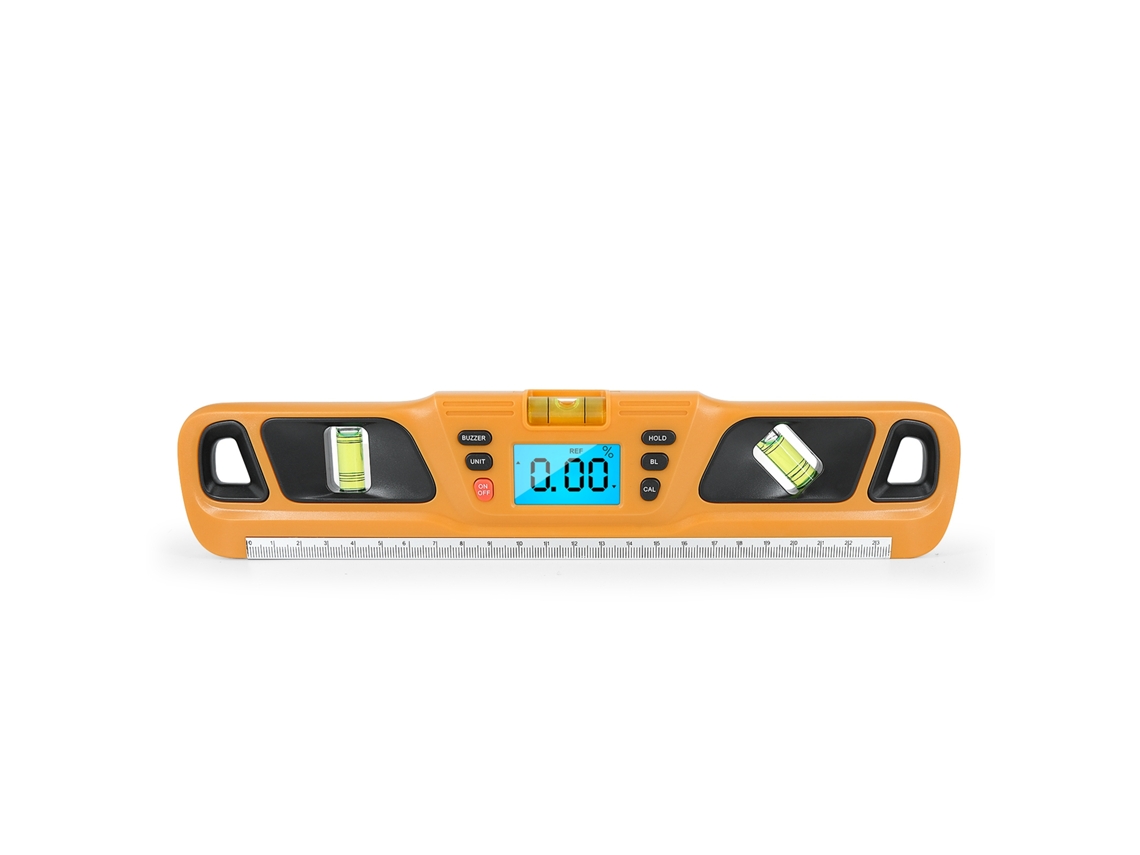 Transferidor magnético digital LCD multifuncional medidor de ângulo em aço inoxidável