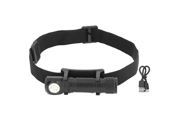 Lanterna de Cabeça Recarregável 2000lm 6 Modos Ip65 Magnética Desmontável para Corrida Acampamento Ciclismo | S/MARCA
