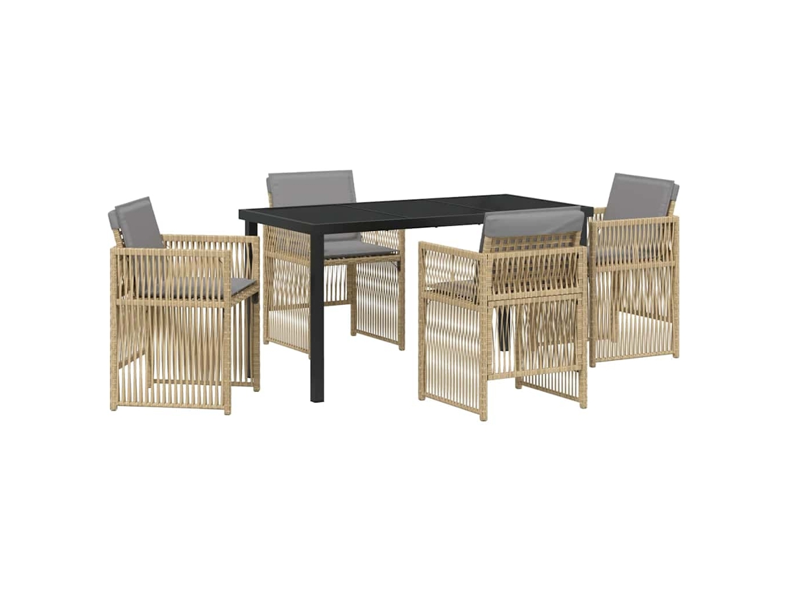 Conjunto de Móveis para Jardim 3 Pcs HARLANV1