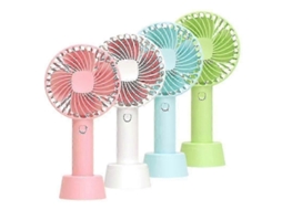 Mini Ventilador Portátil Recarregável Via Usb Com Bateria De 1200mah Para Uso Doméstico Ou No Escritório.