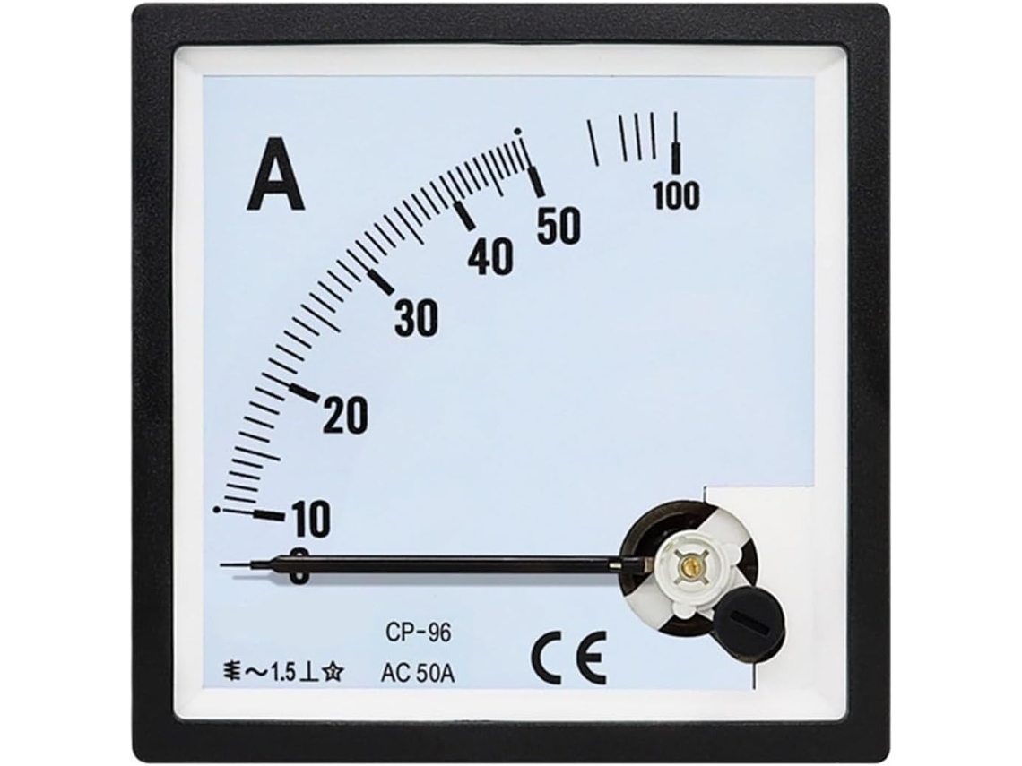 Amperímetro Ca Sq-96 Cp-96 Com Ponteiro (1a, 2a, 3a, 5a, 10a, 15a,