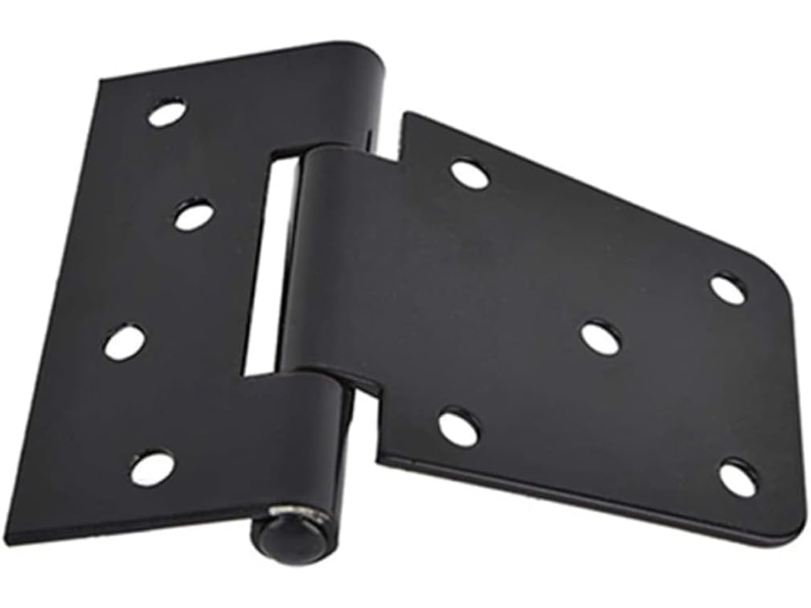 Dobradiças Pretas Em Formato De T, Em Aço Carbono, Para Portas E Janelas De 3,5 Polegadas