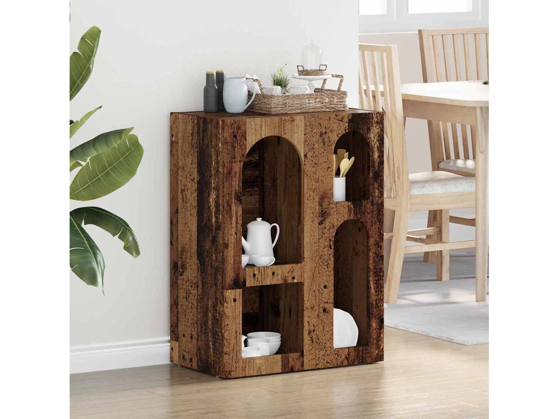 Vidaxl Buffet Elst Madeira Antiga 59 X 35 X 80.5 Cm