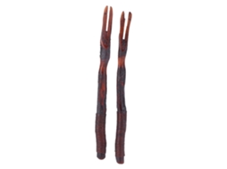 Garfo de Fruta LAXISCREED 2pcs Mesa Madeira