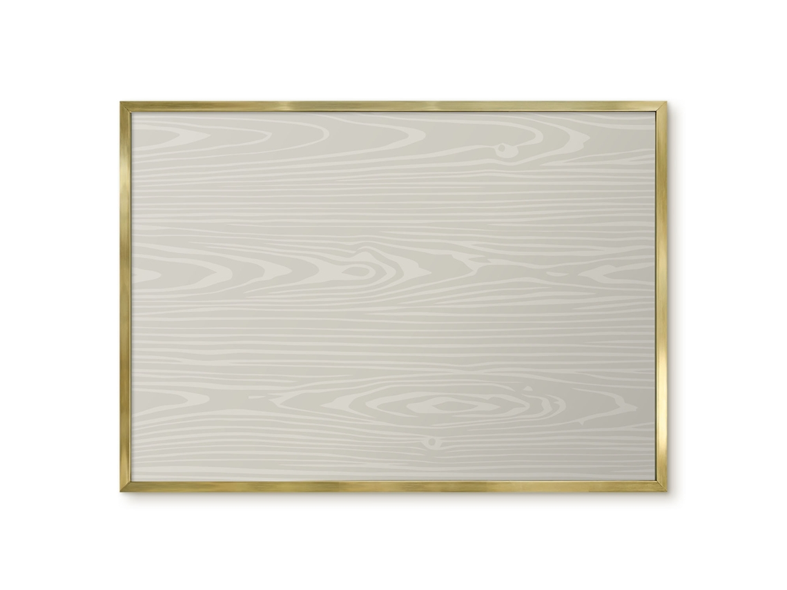 Magnetic Board Beige Grain For The Living Room Espelharte (70x50 Cm)