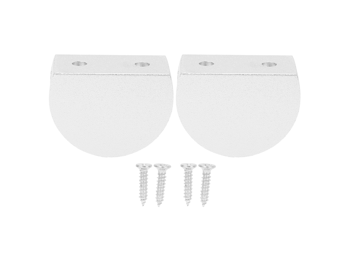 Conjunto De 2 Grampos Para Vidro Laxiscreed Em Alumínio, Compatíveis E Duráveis