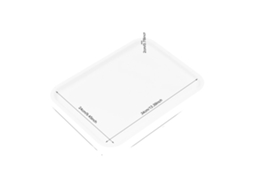 Bandeja De Servir, Material Pp Durável, Design Amigável Ao Usuário, Branco