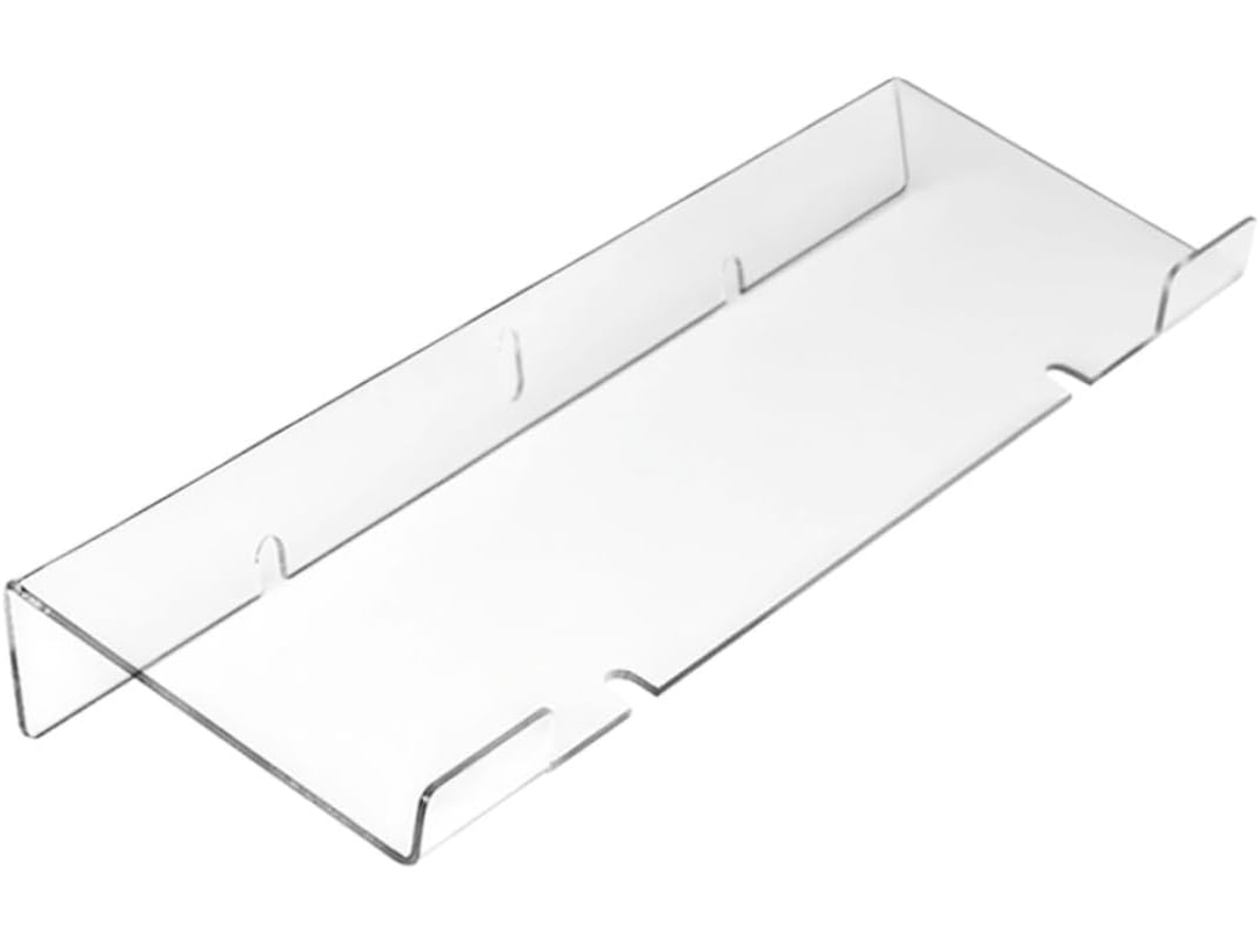 Bandeja SFUSHOS de teclado angular em acrílico resistente, ergonômica, compatível com todos os modelos