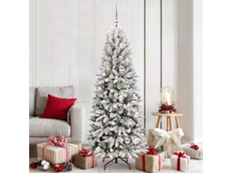 Vidaxl Árvore De Natal Artificial Branco 180 Cm
