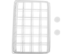 Toyvian Freezer Ferro Divisória, 6 Compartimentos, 61x41x32 Cm, Arame Divisórias Para Geladeira, Organizador
