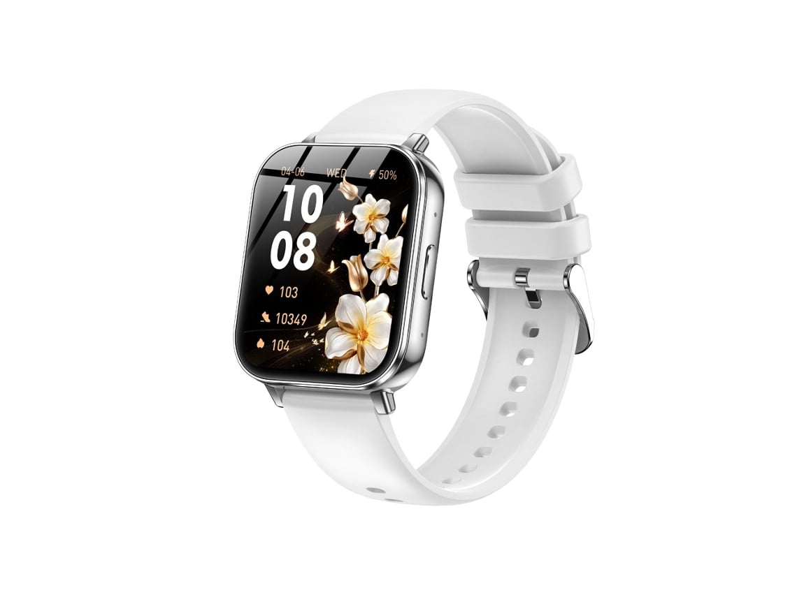 Smartwatch Bisbisous Ecrã 1,83 Polegadas Chamadas Bluetooth 100+ Modos Desportivos Ip68 Prateado
