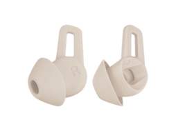 Suportes De Ouvido Zruxe Para Huawei Freelace Pro Silicon Bege (anti-derrapantes, Tamanho L, Desporto)