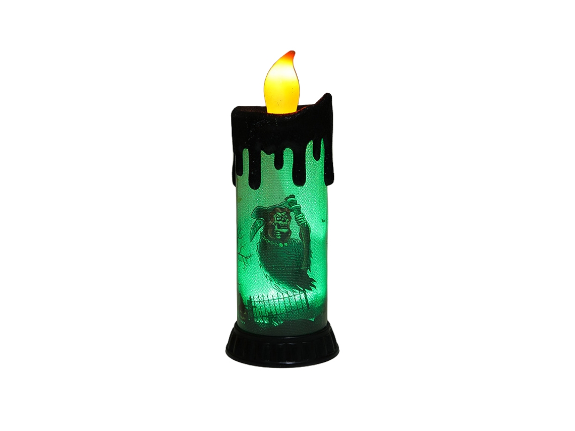 Laxiscreed Candeeiro Eletrônico De Halloween Para Decoração Assustadora E Atmosférica, Modelo B