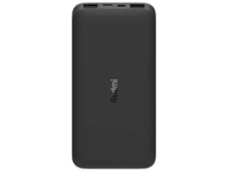 Powerbank XIAOMI Redmi (10000 mAh - 2 USB - USB-C - MicroUSB - Preto)