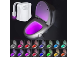 Luz Noturna de 16 Cores Luz Noturna para Banheiro Luz com Sensor de Movimento Automático para Banheiro Luz Noturna Brilhante Adequada para Qualqu