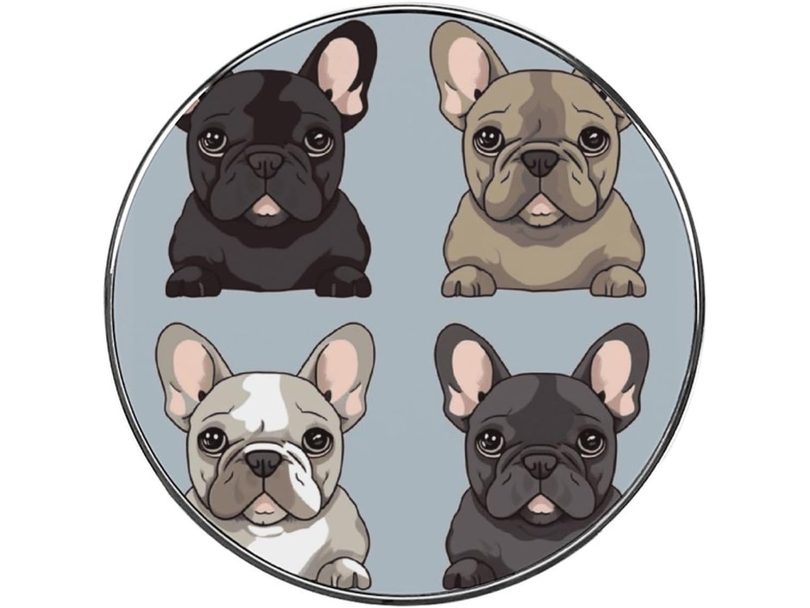 Ímãs De Geladeira Bulldog Francês, Liga Metálica Personalizada, Ímã De Geladeira Requintado Para Quadro Branco, Armário