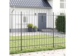 Vidaxl Cerca Para Jardim Woerden 4 Unid. 170 X 215 Cm Cinzeto