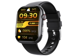 Relógio inteligente F100 com monitoramento de ECG, alarme SOS de um clique, glicemia, pressão arterial, pulseira fitness Ly Ebike