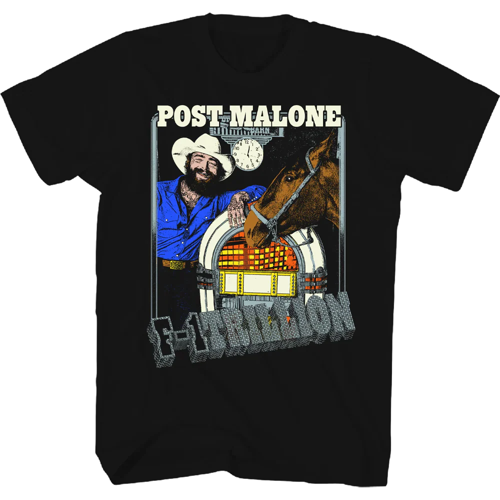 Post Malone F1 Trillion Album/tour T-shirt Unisex Rockinstone Size:s