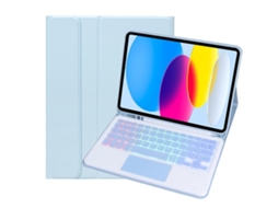Capa Com Teclado Bluetooth Retroiluminado E Slot Para Caneta Para Ipad Air 7 2025 11 Polegadas Português