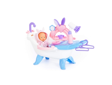 Conjunto De Banho Para Boneca Polesie 47243 Com Bebé Polesie Polesie