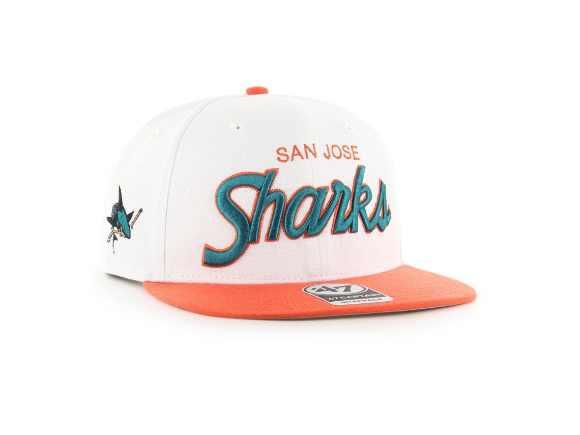 '47 Bonétain Sr Osfa Boné (branco, San Jose Sharks, Osfa)