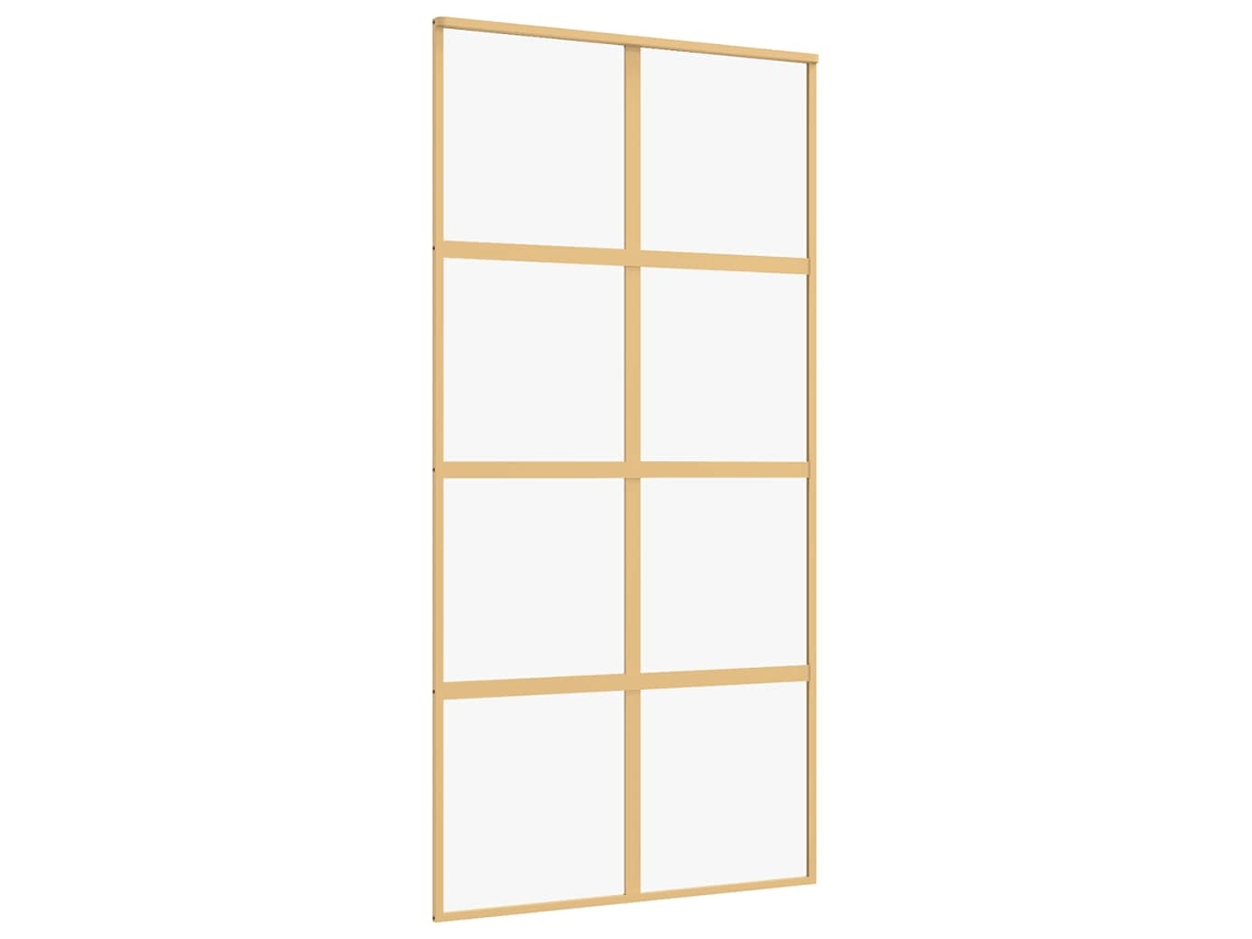 Porta Deslizante Vidro Fosco/alumínio Dourado 102,5x205 cm MAISON EXCLUSIVE