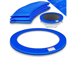 Capa De Proteção Para Trampolim 427 Cm | Espuma De Preenchimento | Resistente A Intempéries,uv E Geada | Durabilidade E Segurança Btforus