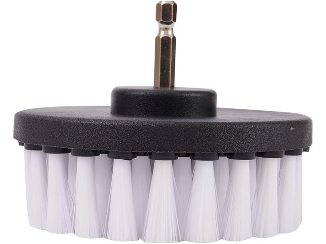 Escova De Limpeza 10 Cm (4 Com Cerdas Macias Nylon Para Pneus E A Maioria Das