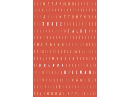 Livro Three Talks De Brian Teare (inglês)